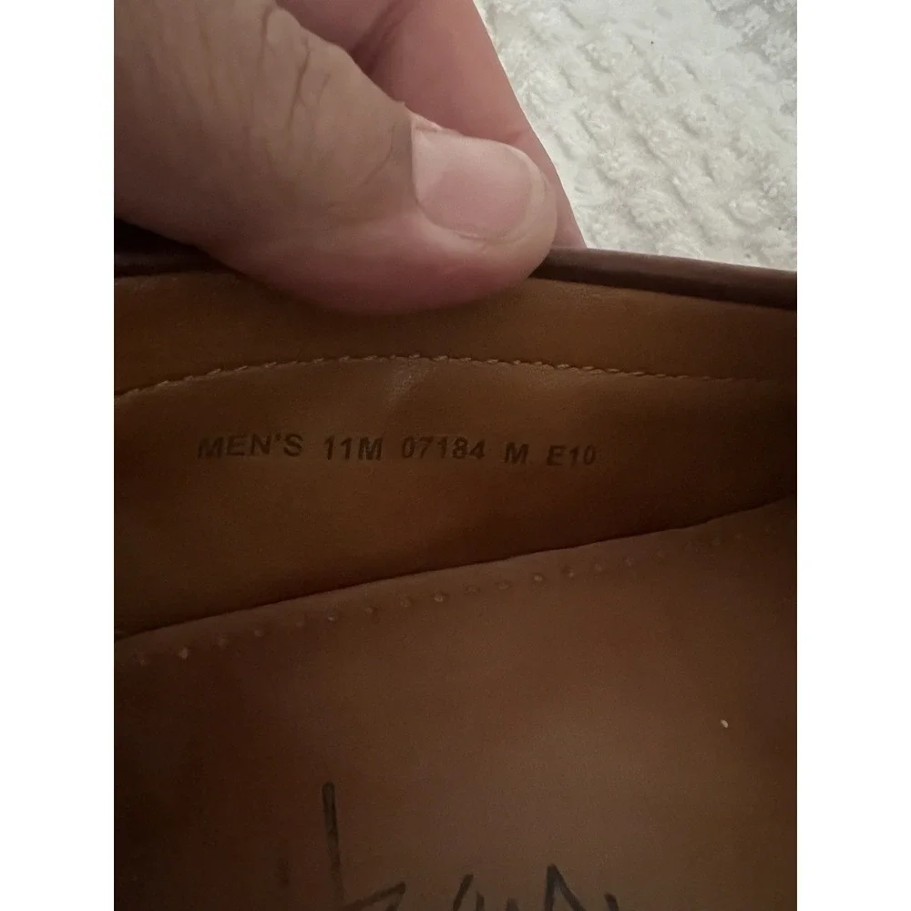 COLE HAAN‎ NikeAir Men's Brown Leather Slip-on Loafer Shoes Size 9 Med 07184